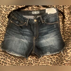 REWASH brand - high rise “real curve” shorts size 5/27